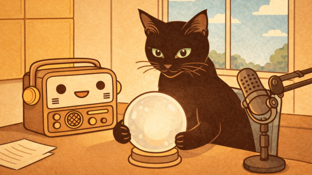 黒猫ブン太の水晶占い