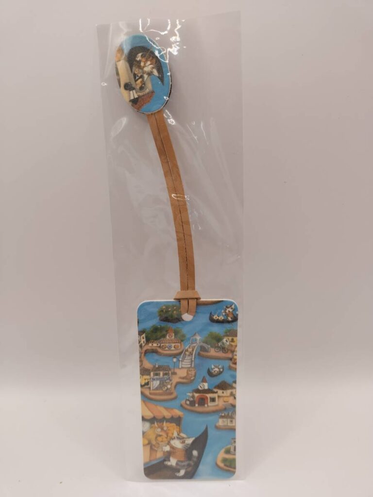 【新品】わちふぃーるど ねこのダヤン 本革しおり