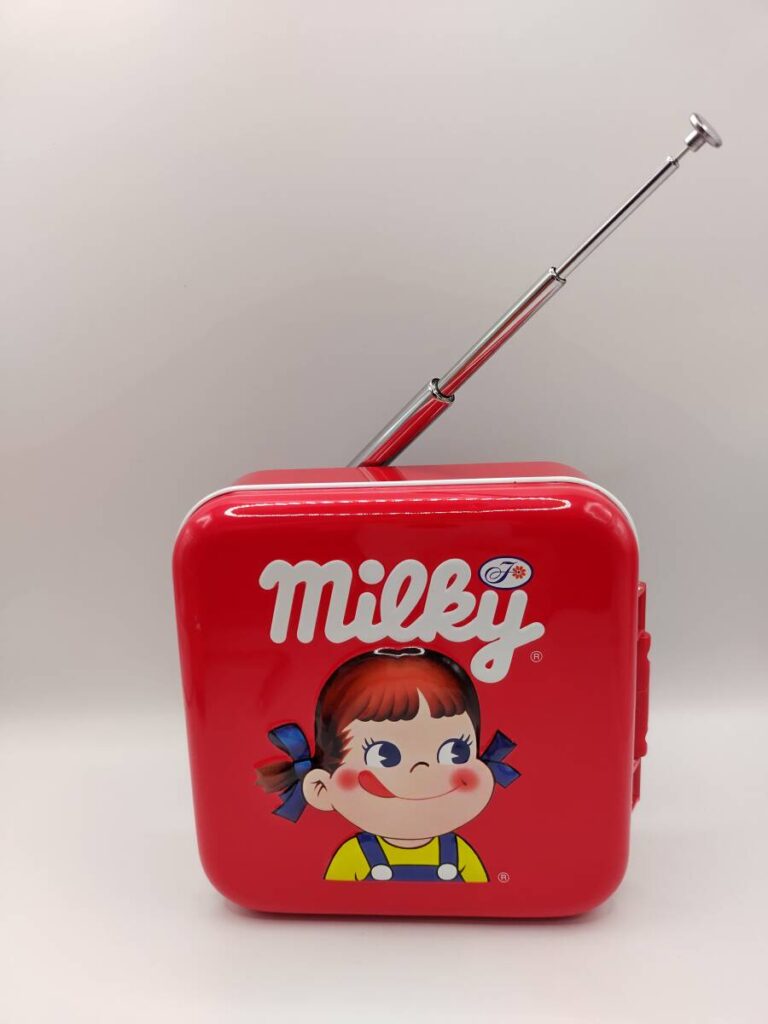 不二家 ミルキーテレビ CASIO 液晶カラーテレビ ペコちゃん